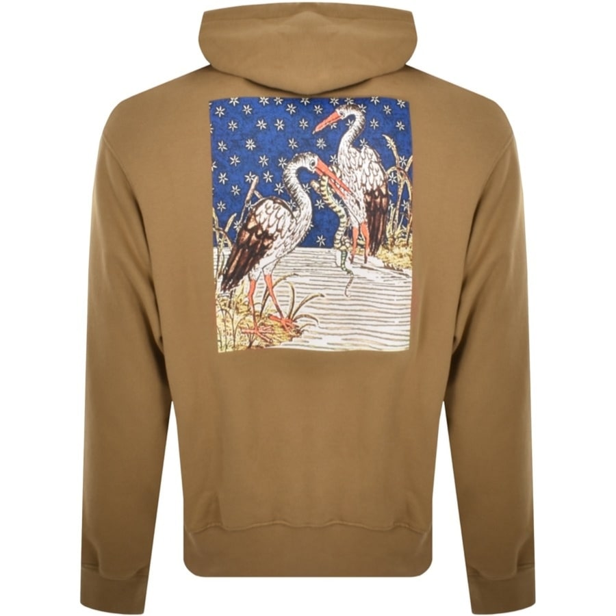 HERON PRESTON Cotton logo hoodie